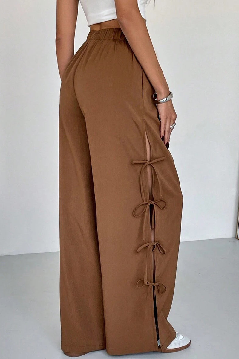 Stylish High-Waisted Casual Pants