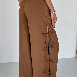 Stylish High-Waisted Casual Pants