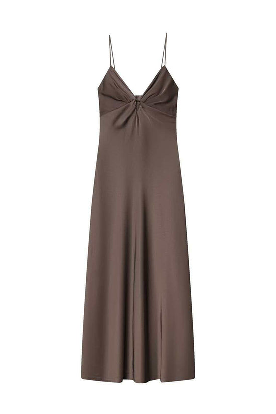 Spaghetti Strap Slip Midi Dress