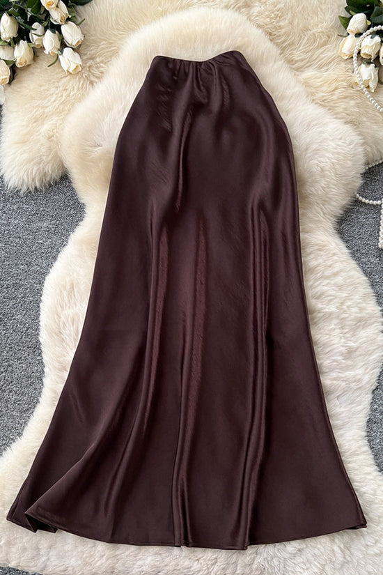 Elegant Flowing Midi Skirt