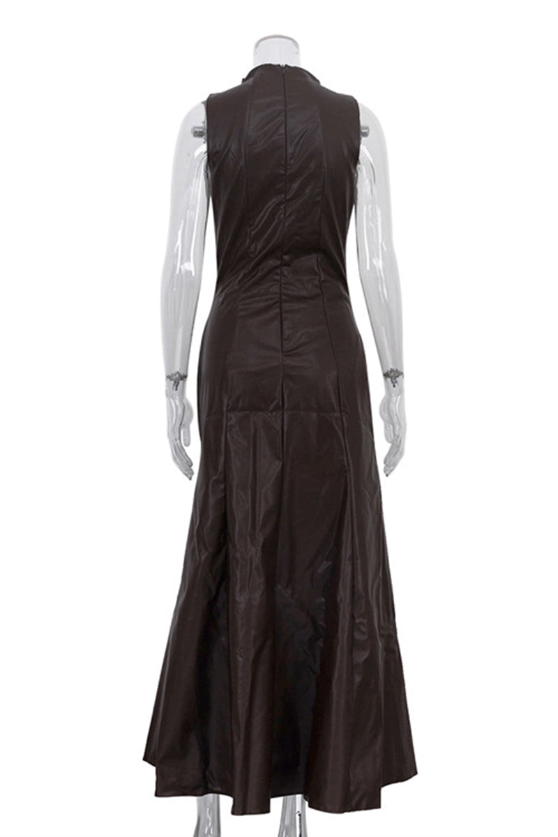 Elegant Sleeveless Maxi Dress