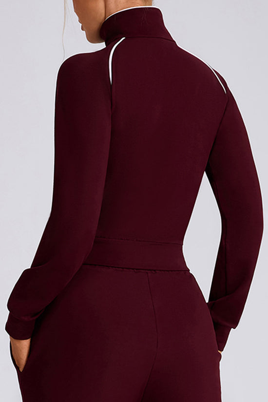 Sleek Performance Zip Jacket