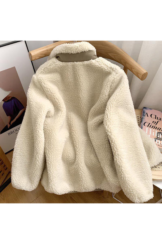 Cozy Fleece Zip-Up Coat