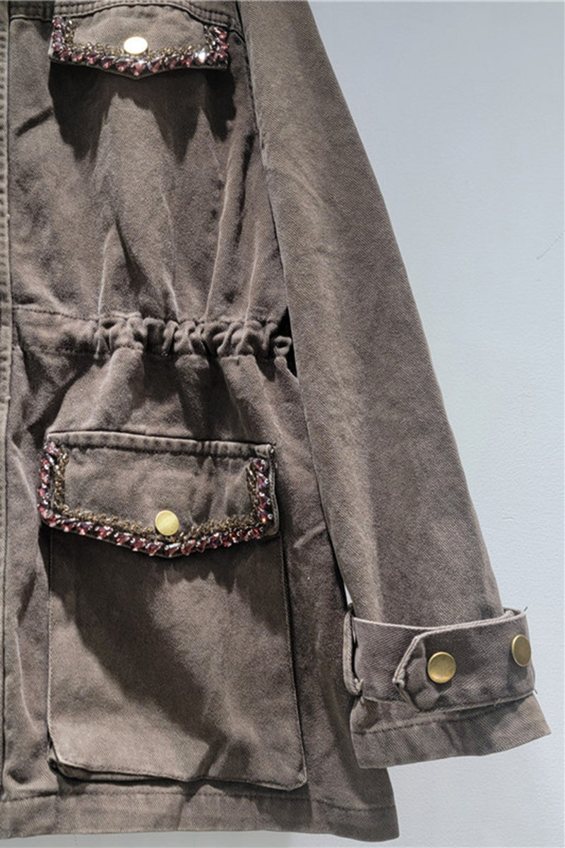 Classic Button-Up Utility Jacket