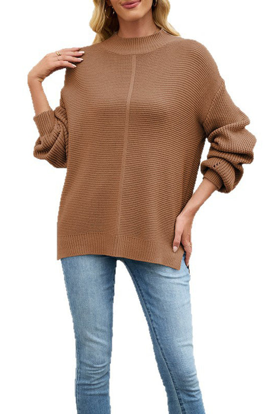 Casual Loose Fit Long Sleeve Sweater