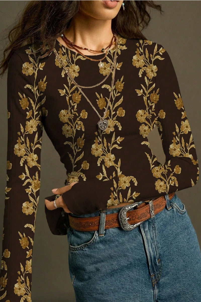 Floral Long Sleeve T-Shirt