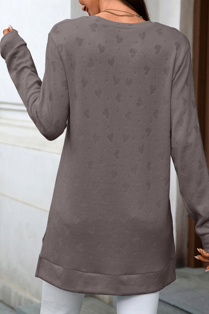 Long Sleeve Oversized Tunic Tee