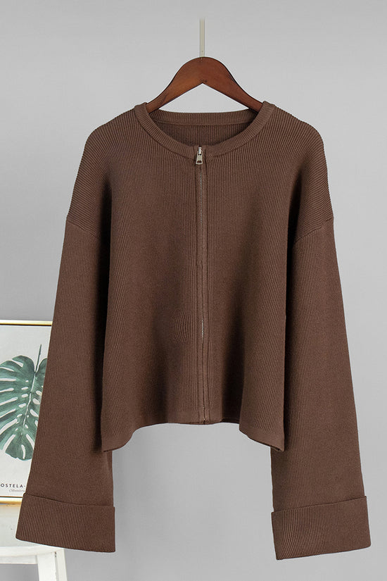 Cozy Chic Zip-Up Pants Set