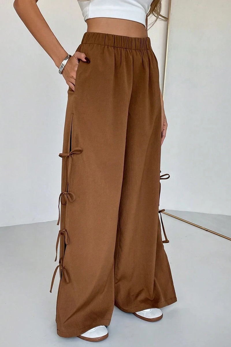 Stylish High-Waisted Casual Pants