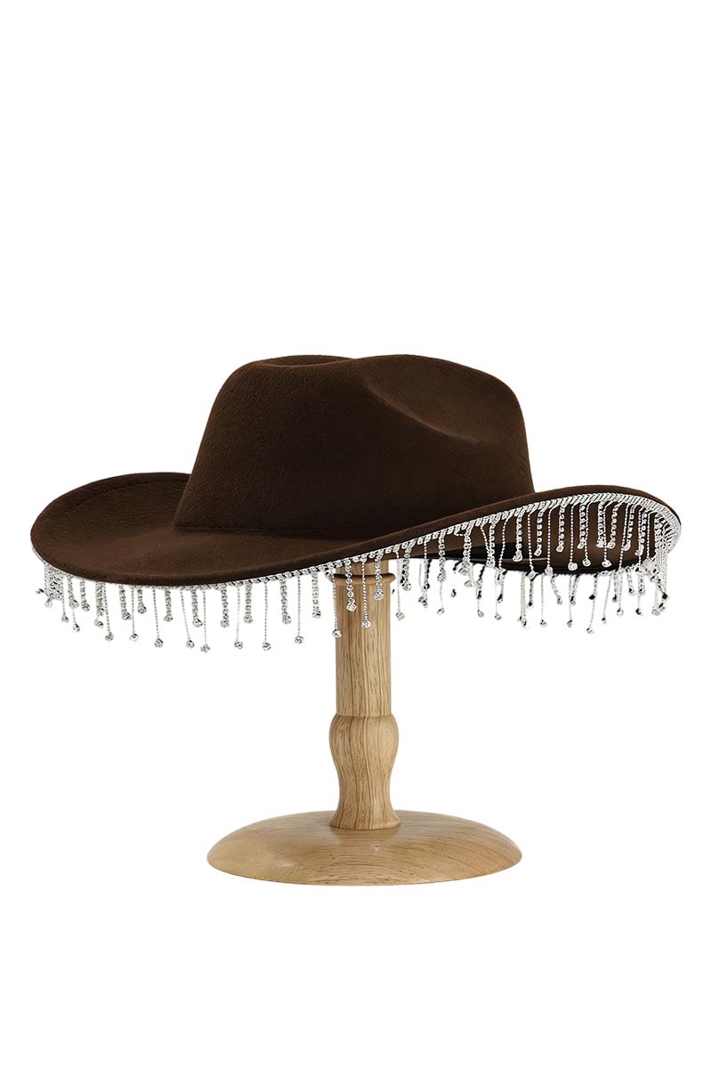 Sparkling Fringe Western Hat