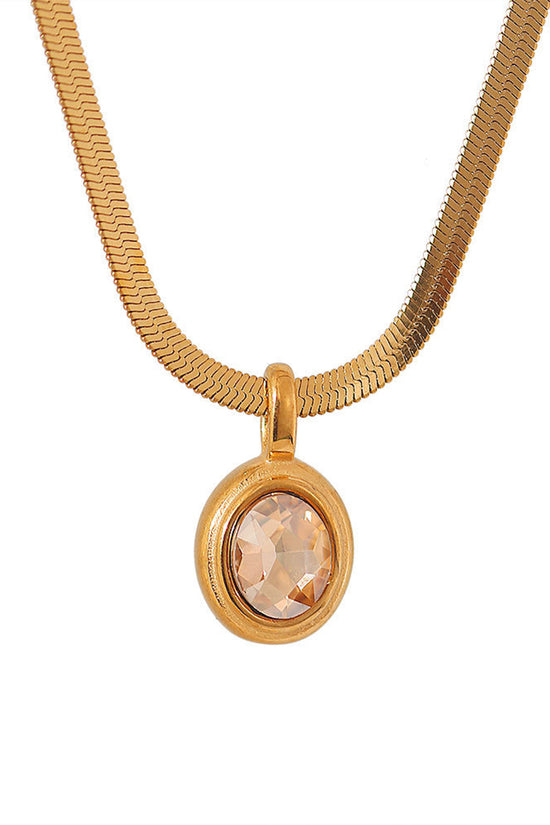 Elegant Gem Pendant Necklace