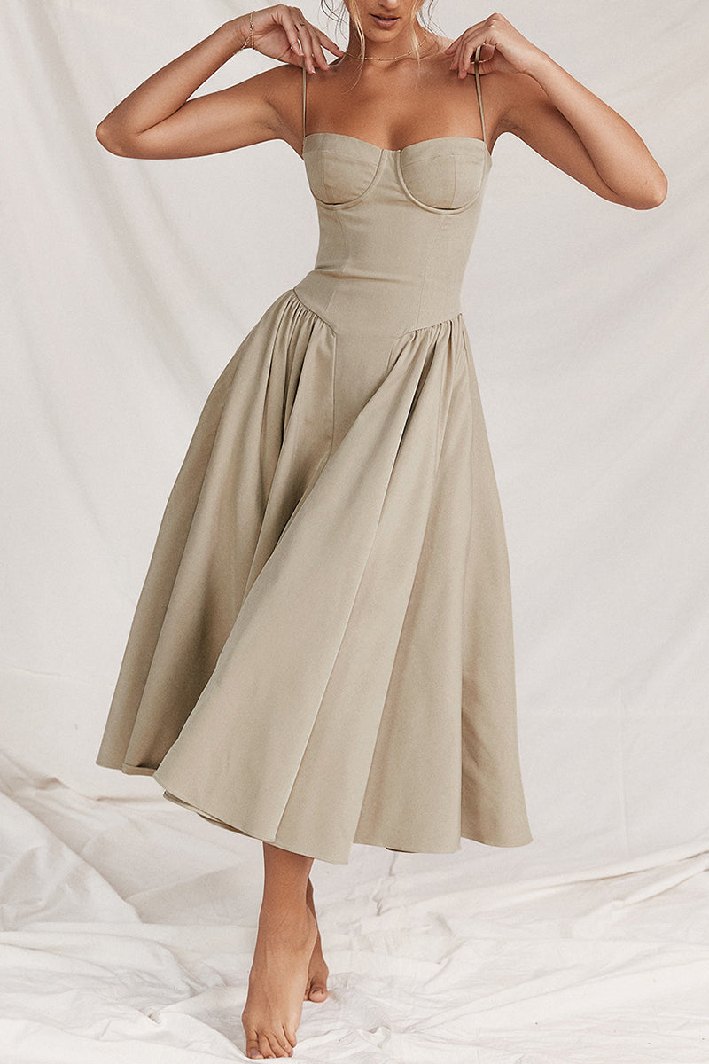 Elegant Midi Casual Dress
