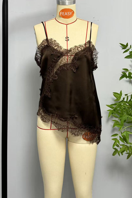 Elegant Lace Asymmetrical Camisole