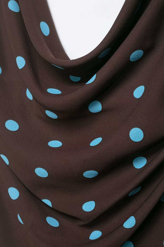 Polka Dot Draped Cami Top