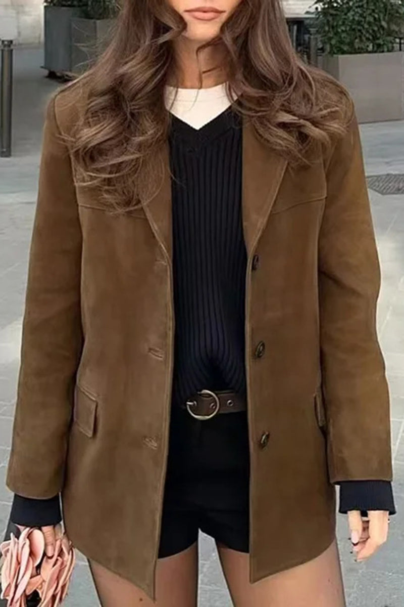 Classic Tailored Blazer Jacket