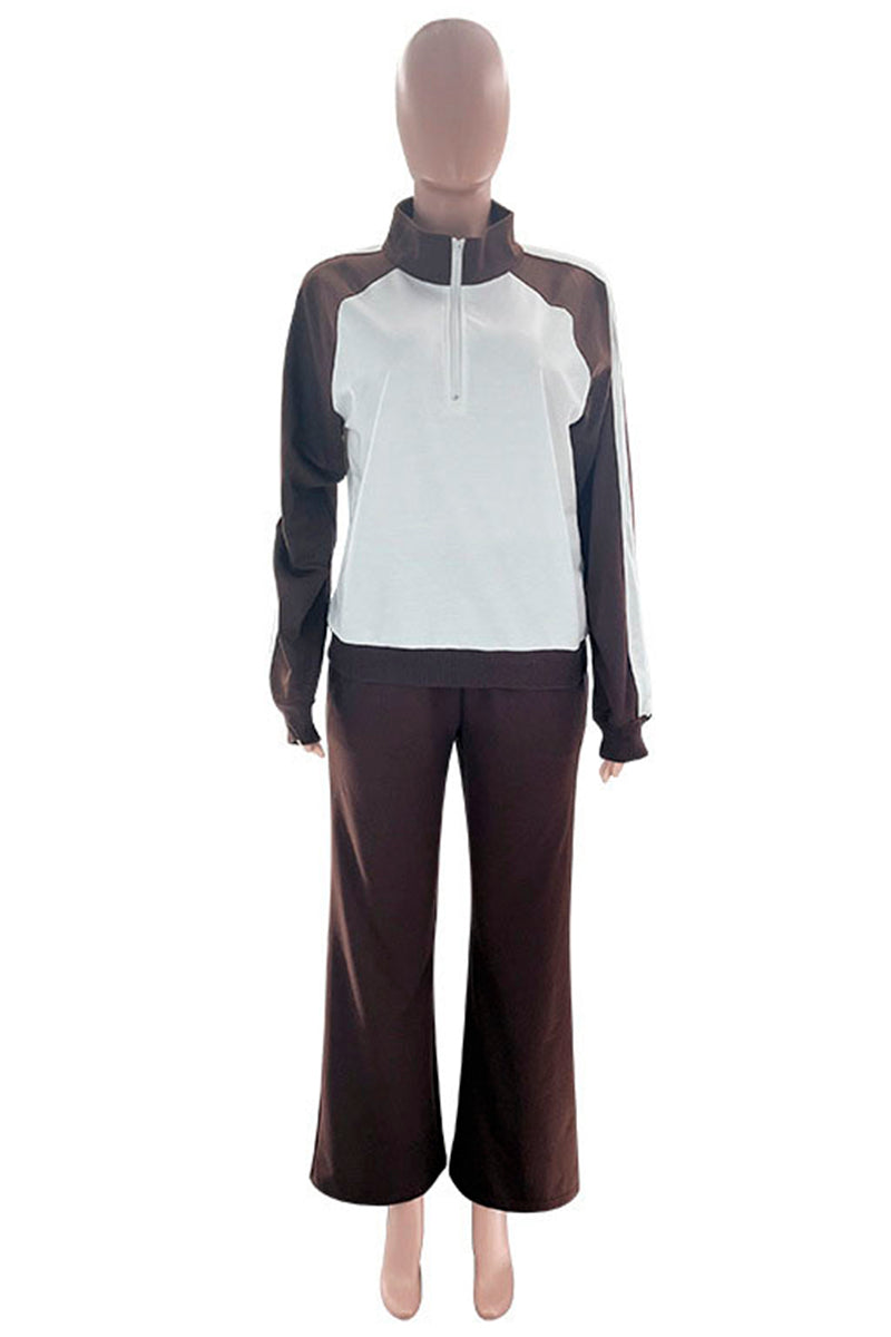 Sporty Two-Piece Workout Set
