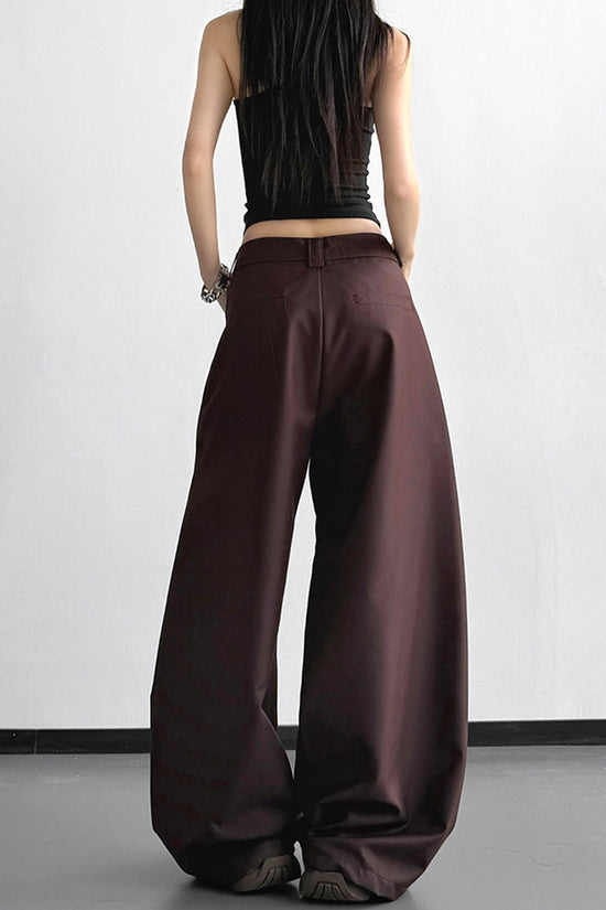 Wide-Leg Casual Pants