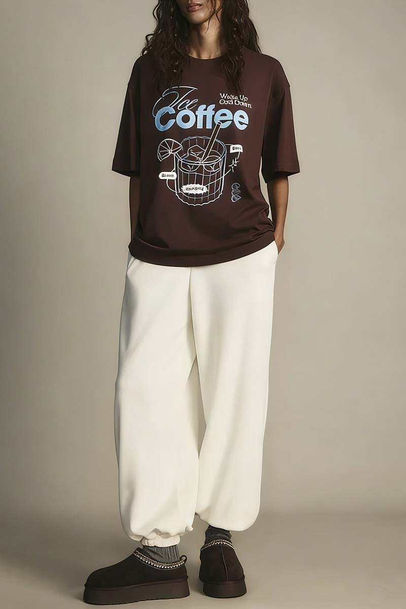 Graphic Ice Coffee Tee