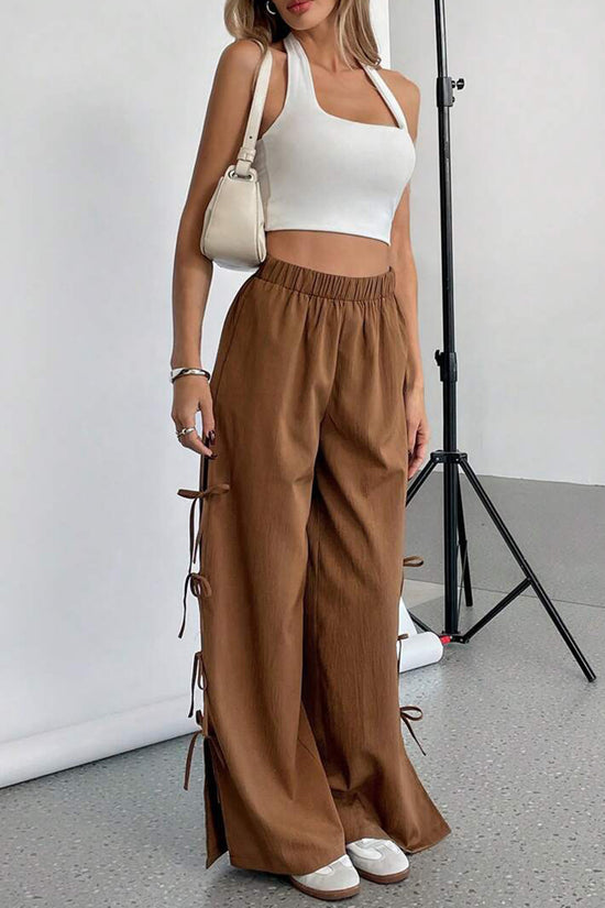 Stylish High-Waisted Casual Pants