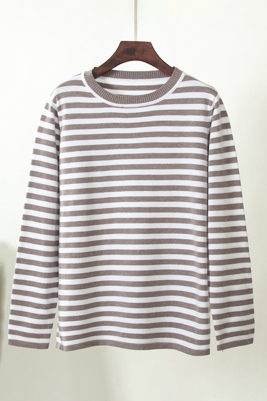 Striped Long Sleeve Sweater