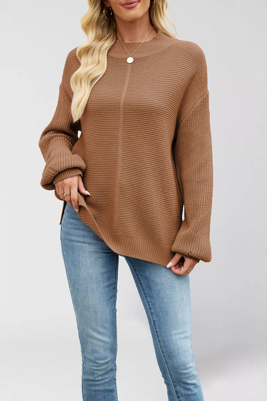 Casual Loose Fit Long Sleeve Sweater