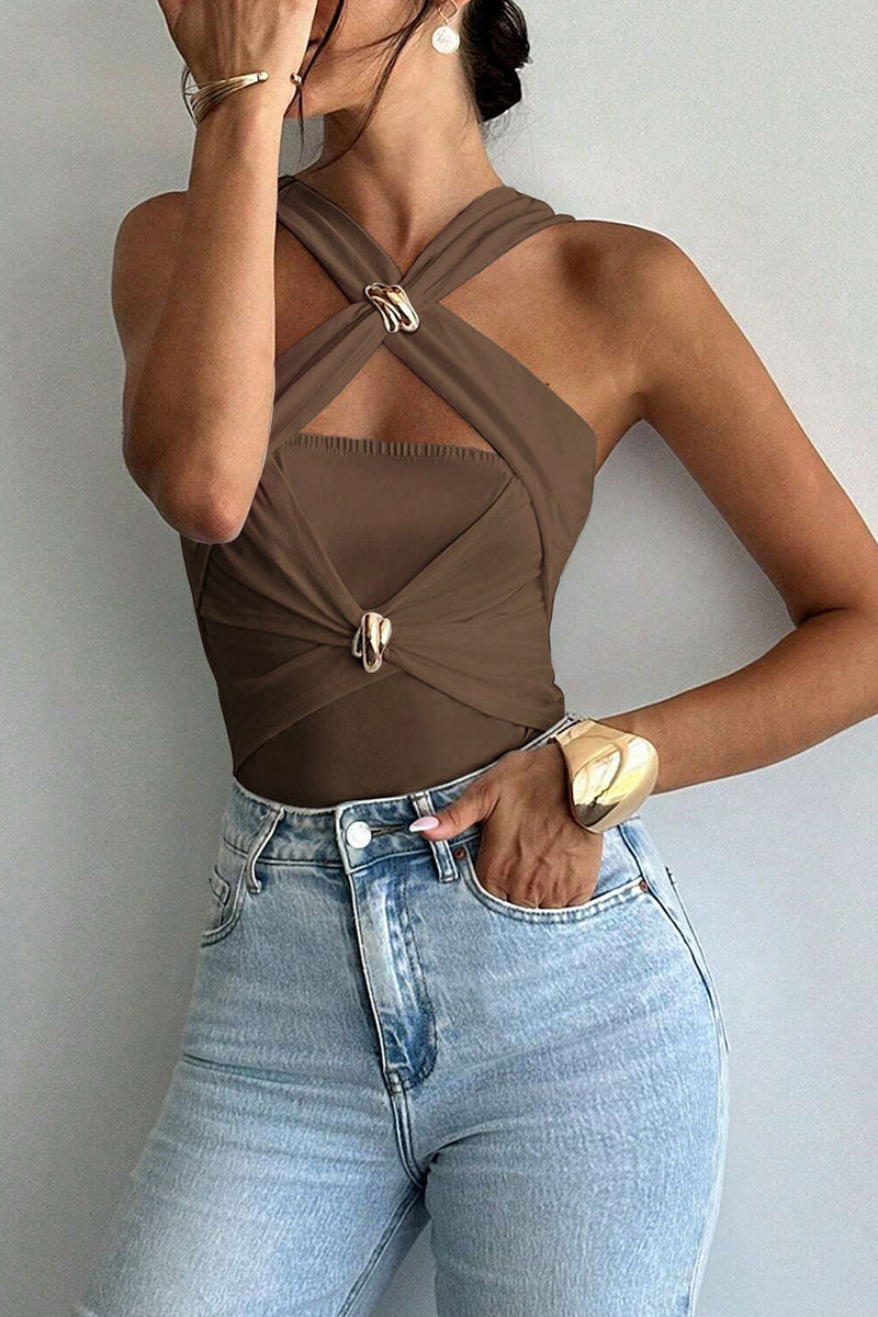 Criss-Cross Bodysuit