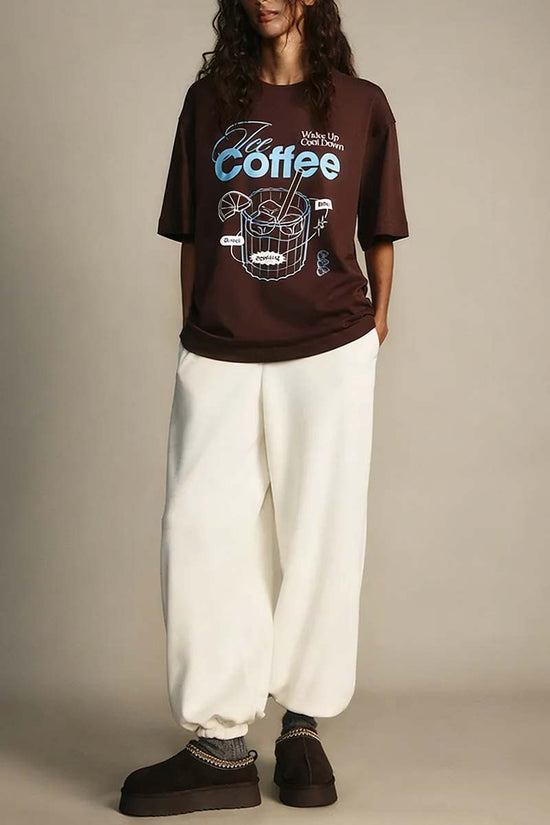 Graphic Ice Coffee Relaxed T-Shirt