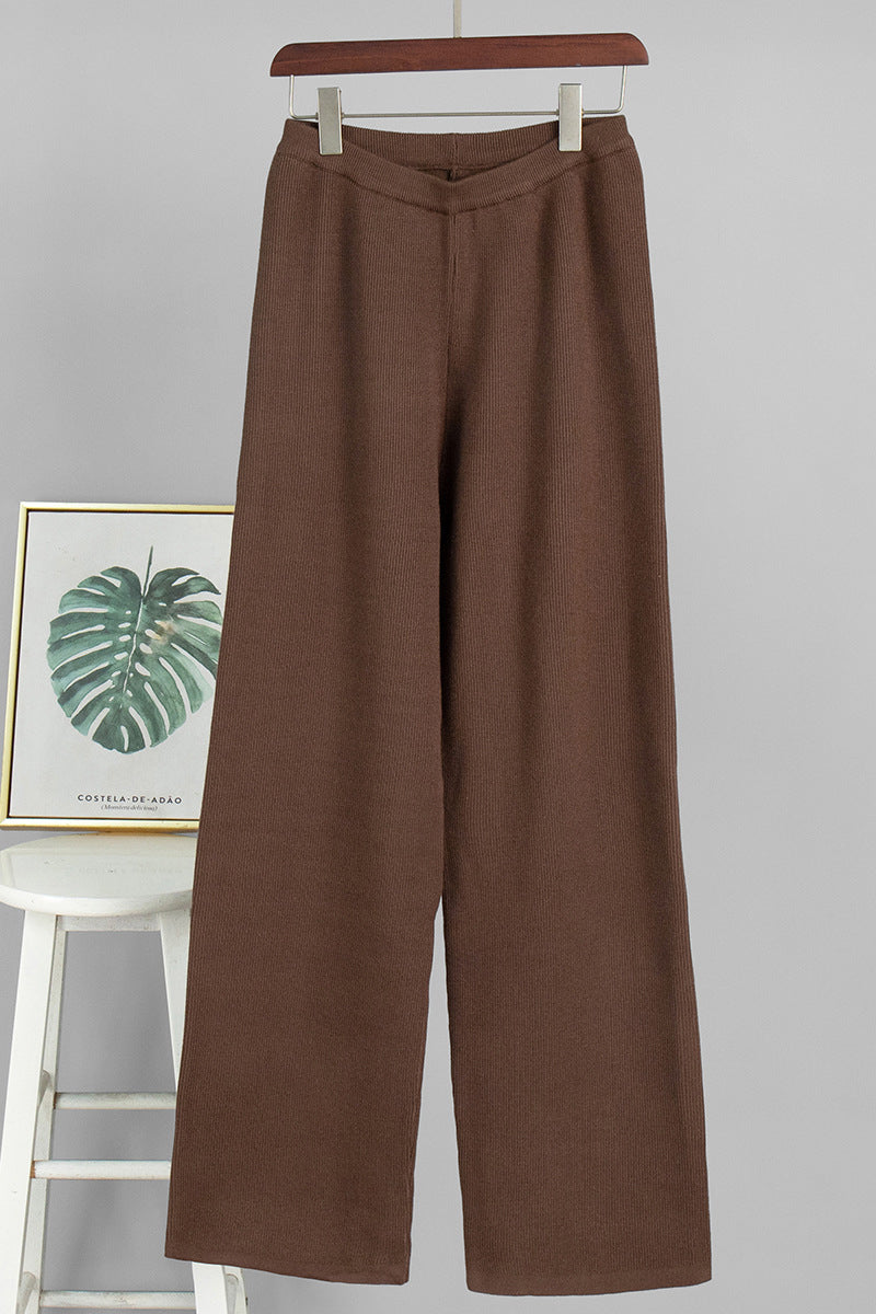 Cozy Chic Zip-Up Pants Set