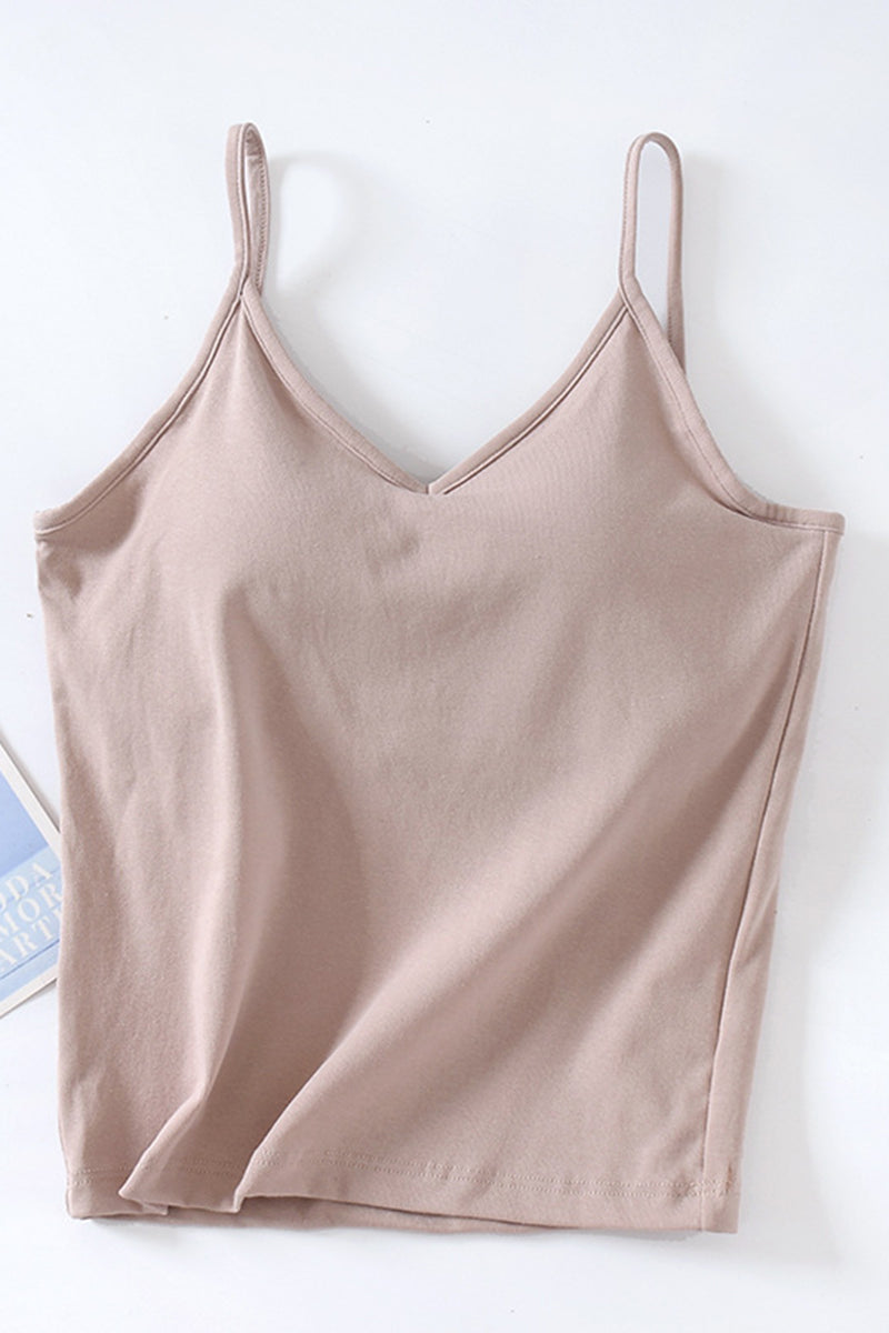 Sleek Sleeveless V-Neck Camisole