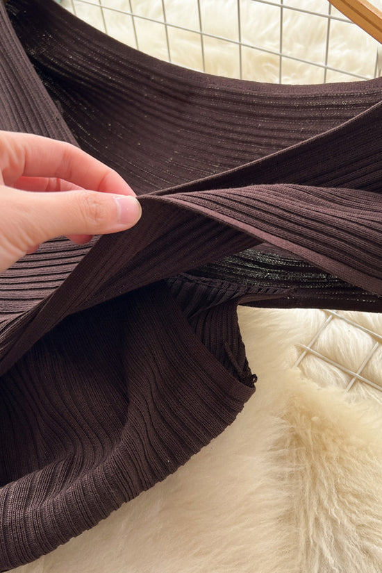 Cross Halter Sleeveless Casual Dress