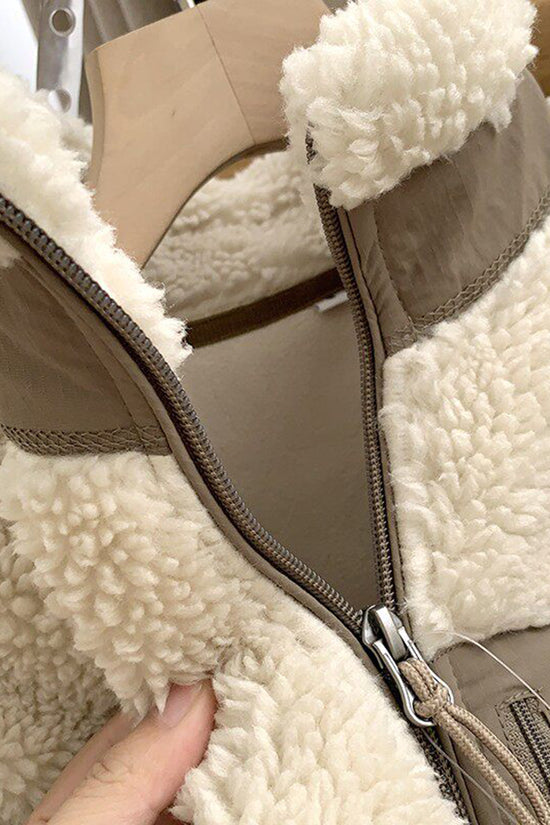 Cozy Fleece Zip-Up Coat