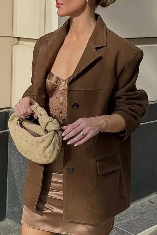 Classic Tailored Blazer Jacket