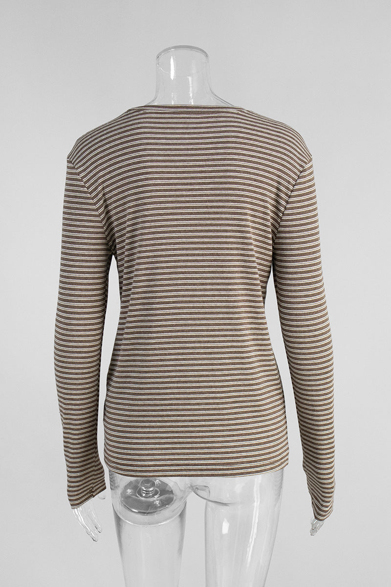 Striped Long Sleeve T-Shirt