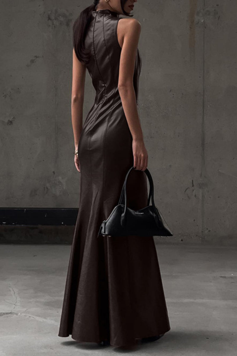 Elegant Sleeveless Maxi Dress