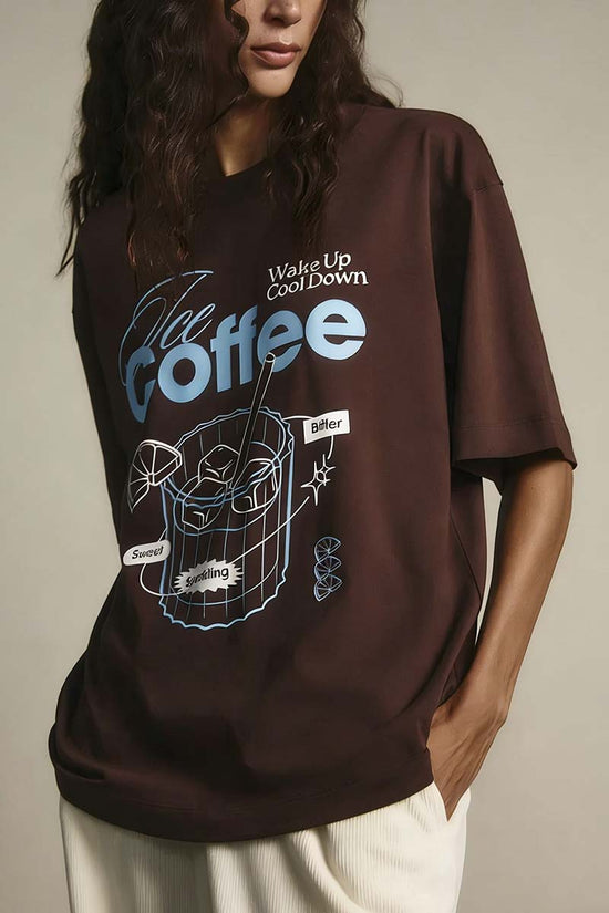 Graphic Ice Coffee Tee
