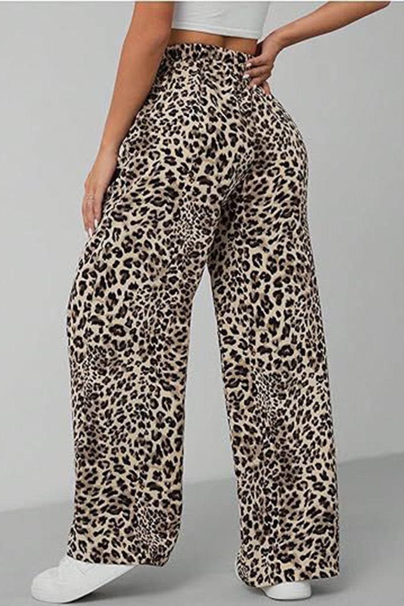 Leopard Casual Pants