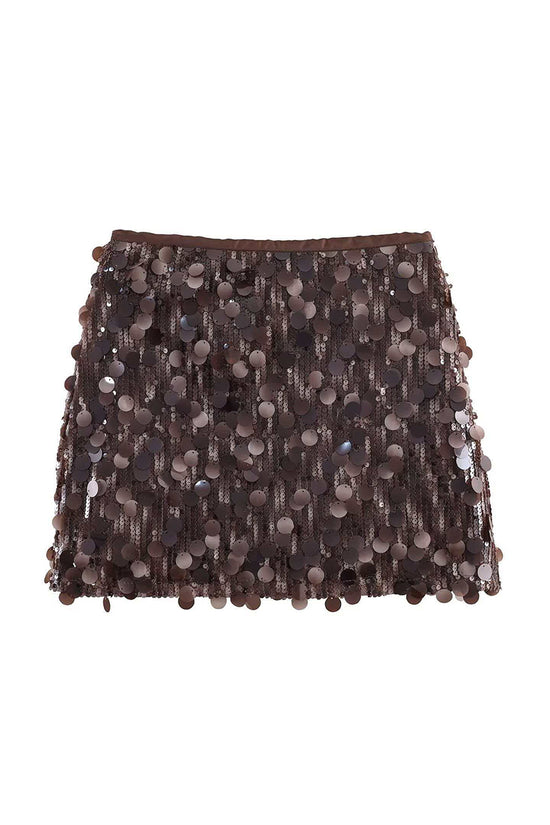 Sequin Glam Mini Skirt