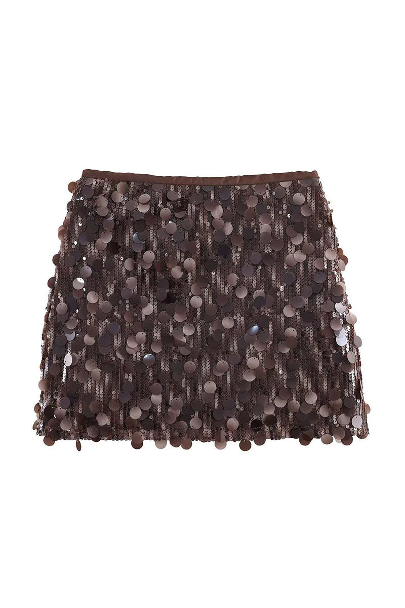 Sequin Glam Mini Skirt