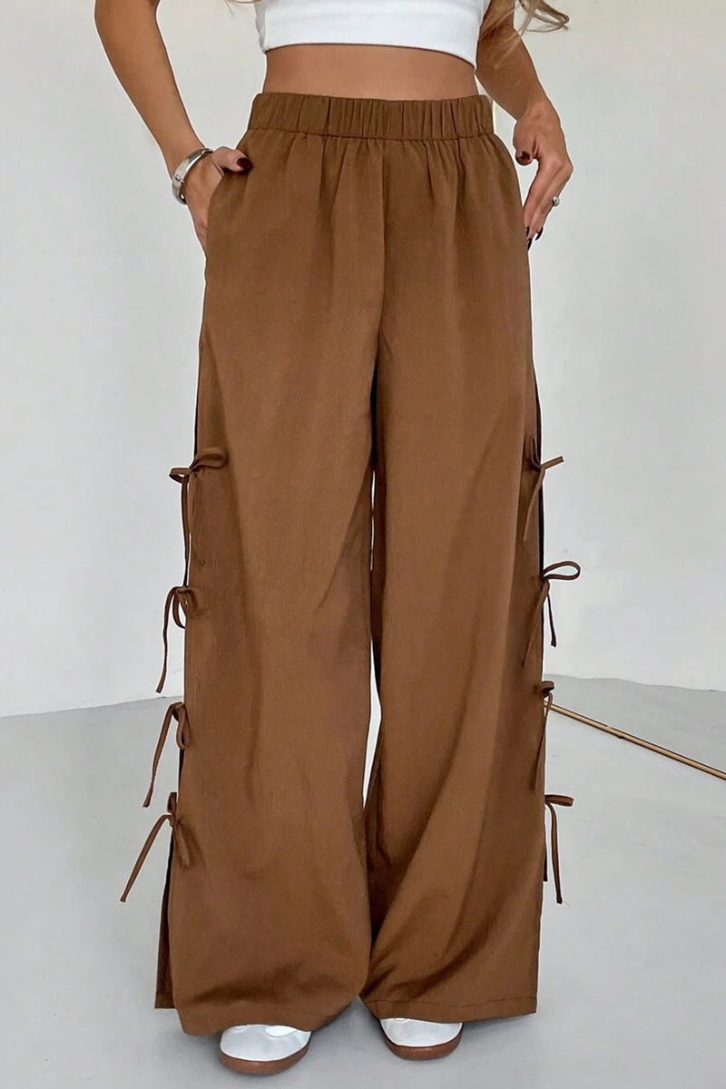 Stylish High-Waisted Casual Pants