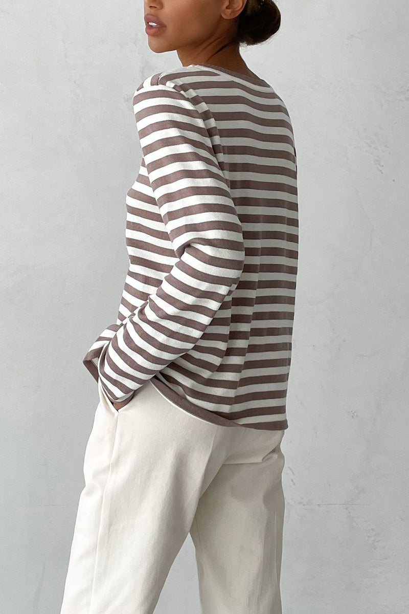 Striped Long Sleeve Sweater