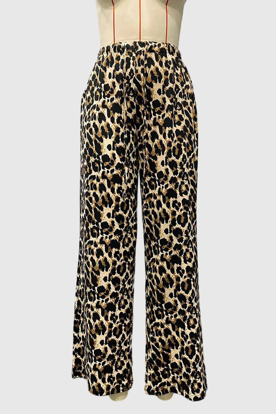 Leopard Casual Pants