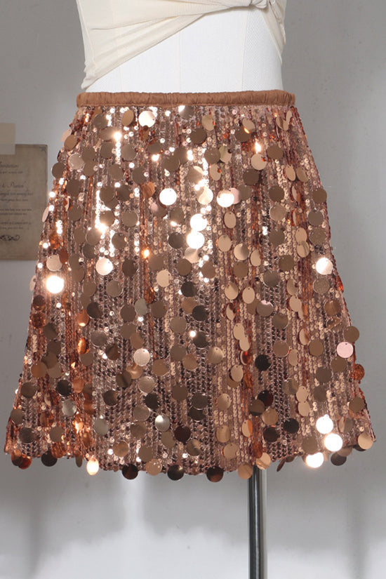 Sequin Mini Skirt