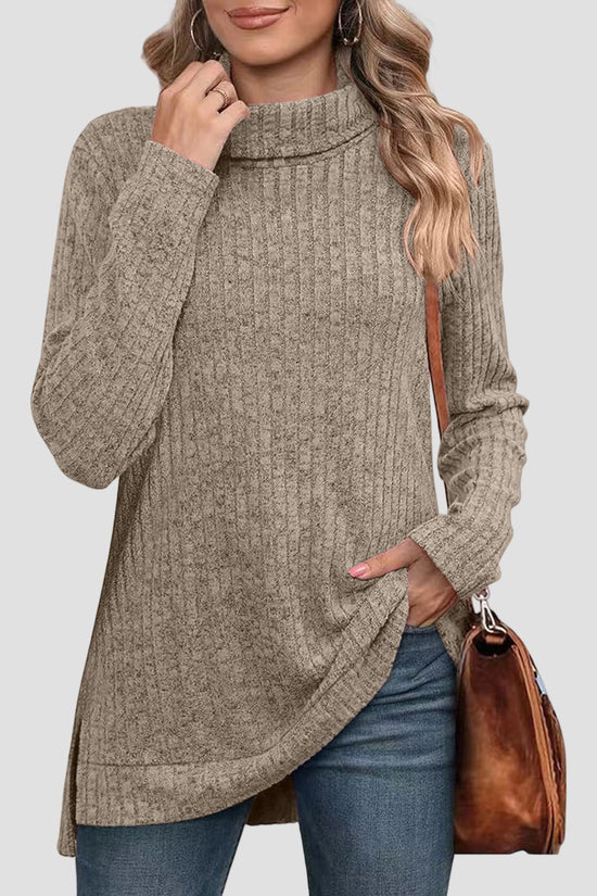 Cozy Turtleneck Long Sleeve Top