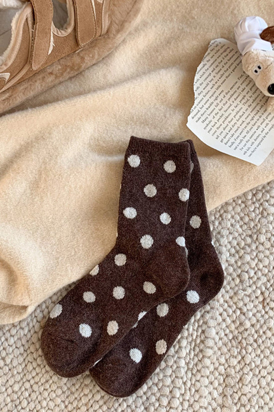 Polka Dot Cozy Socks