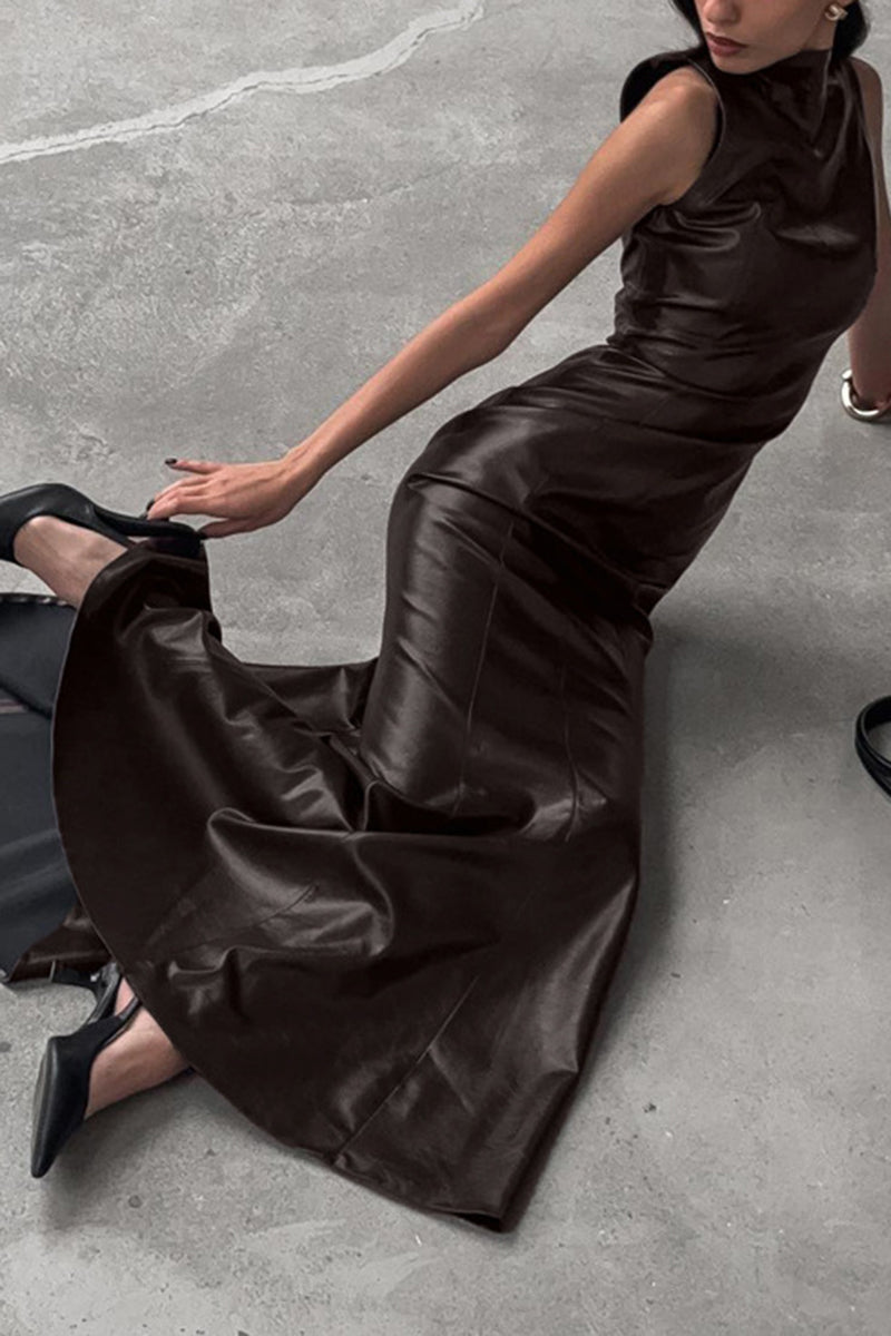Elegant Sleeveless Maxi Dress