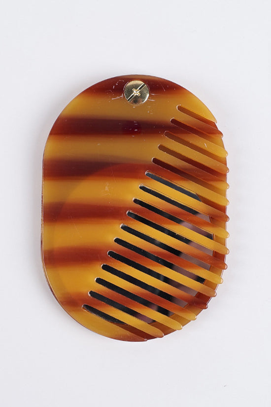 Elegant Oval Hair Comb