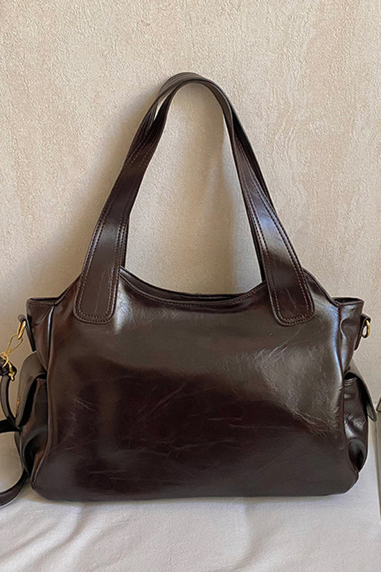 Sleek Handbag with Elegant Zip Details