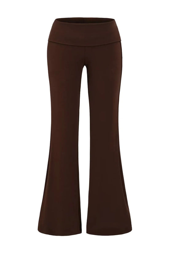Flared Pants with Waist Detail