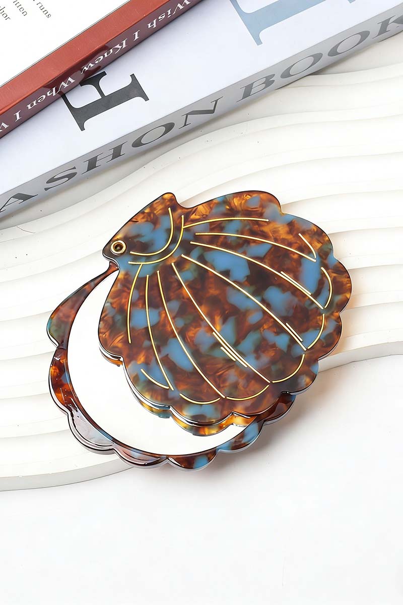 Seashell Compact Mirror