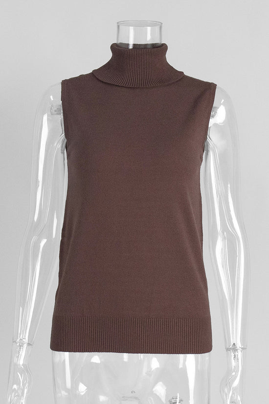 Timeless Turtleneck Sweater Vest